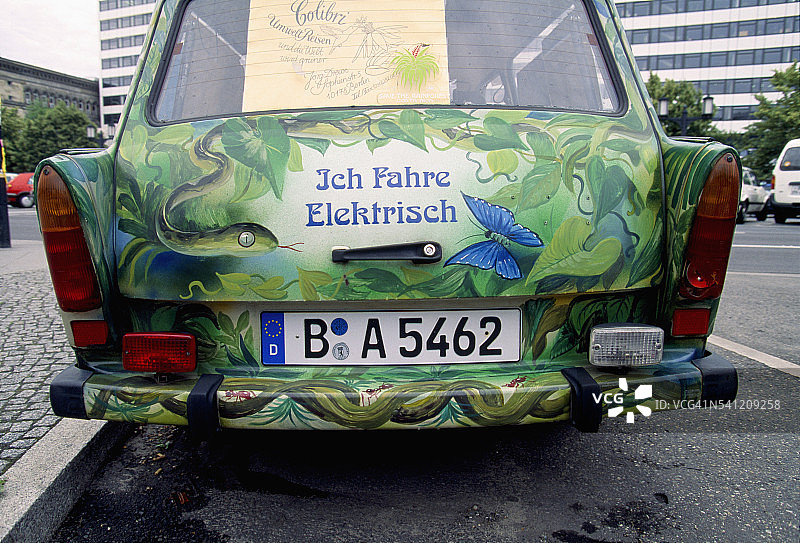 电动特拉贝特的尾部图片素材