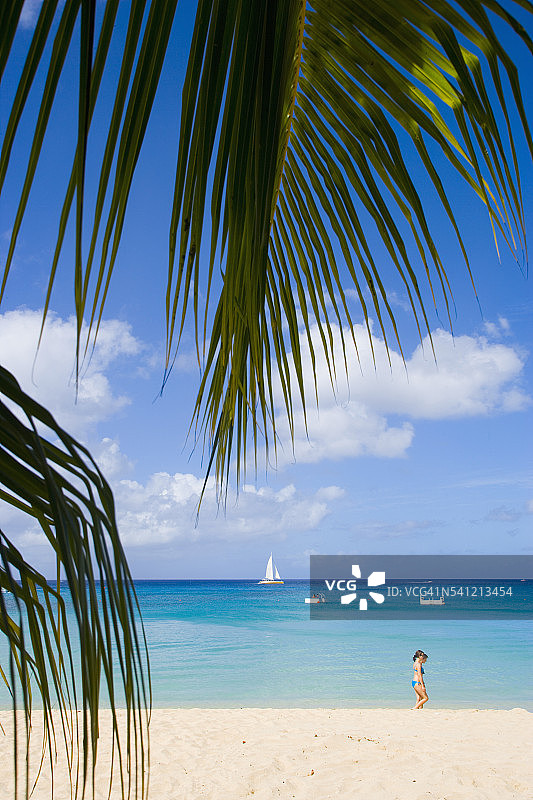 白色沙滩图片素材