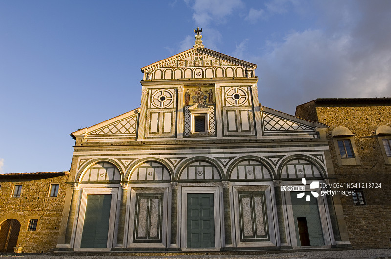 佛罗伦萨的圣米尼亚托大殿图片素材
