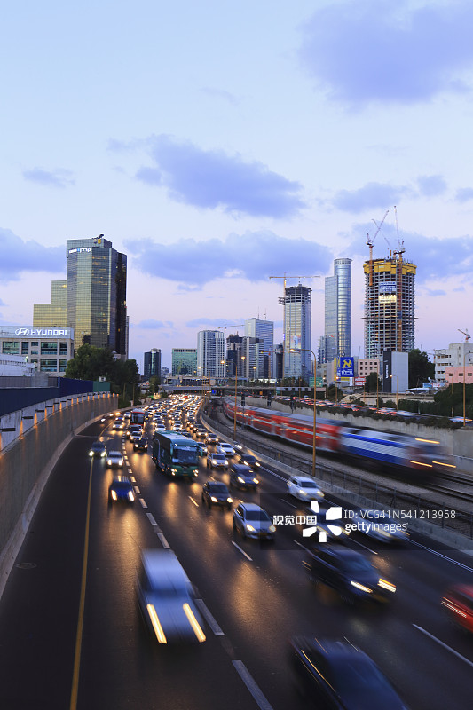 拉马特甘与阿亚隆高速公路图片素材