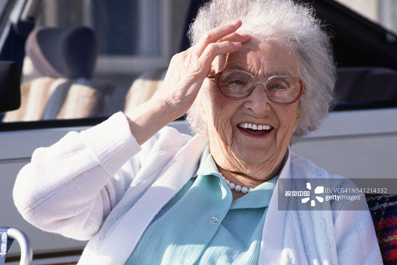 九十二岁的老妇人图片素材