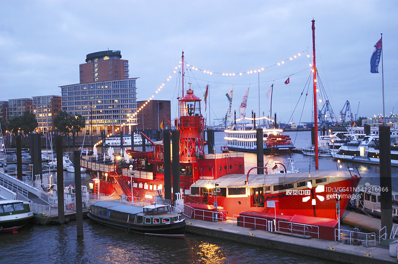 汉堡港口图片素材