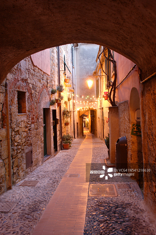 切尔沃的安静小巷图片素材