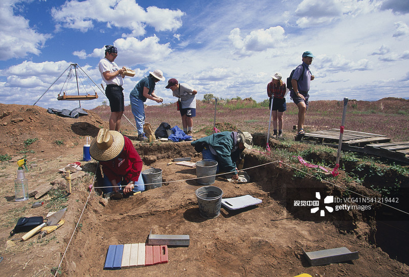 克劳峡谷希尔兹普韦布洛考古发掘图片素材