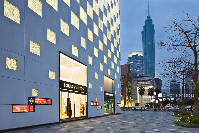 深圳万象城路易威登店铺图片素材