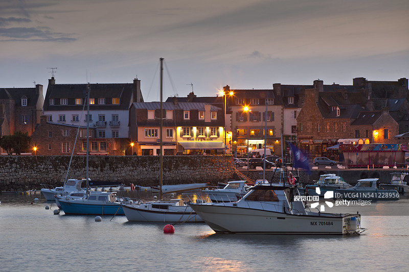 法国罗斯科夫港口图片素材