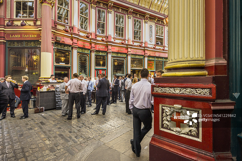 伦敦利德贺市场图片素材