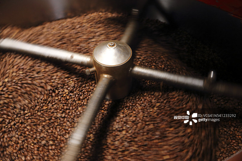 阿雷纳尔-蒙特维多保护森林，唐璜咖啡种植园和生产图片素材