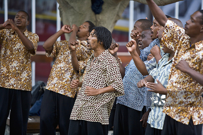 在维多利亚和阿尔伯特海滨展示图片素材