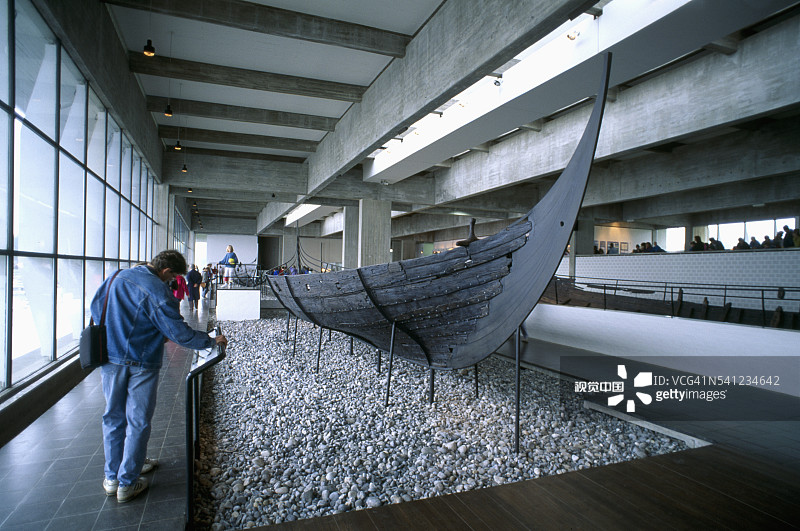 丹麦维京船博物馆图片素材