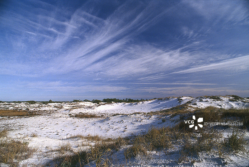 圣罗莎岛的白色沙滩图片素材
