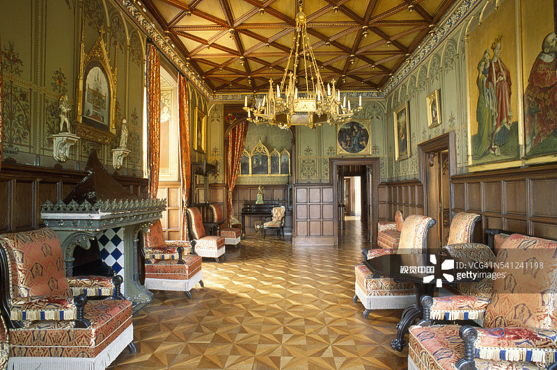 斯托岑费尔斯城堡的女王画室图片素材