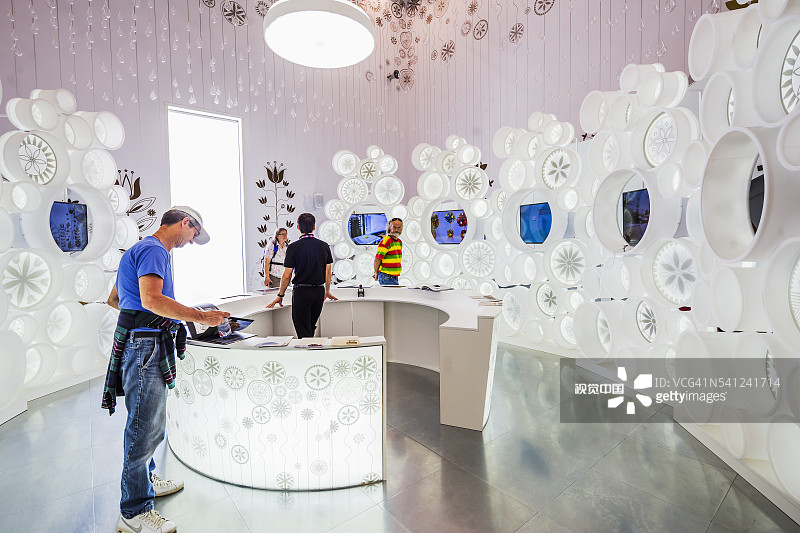 2015年米兰世博会，立陶宛馆内部图片素材