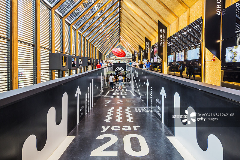 2015年米兰世博会比利时馆内部图片素材