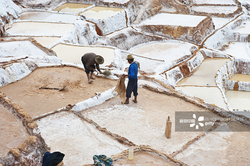 乌鲁班巴山谷（印加圣谷），马拉斯盐矿图片素材