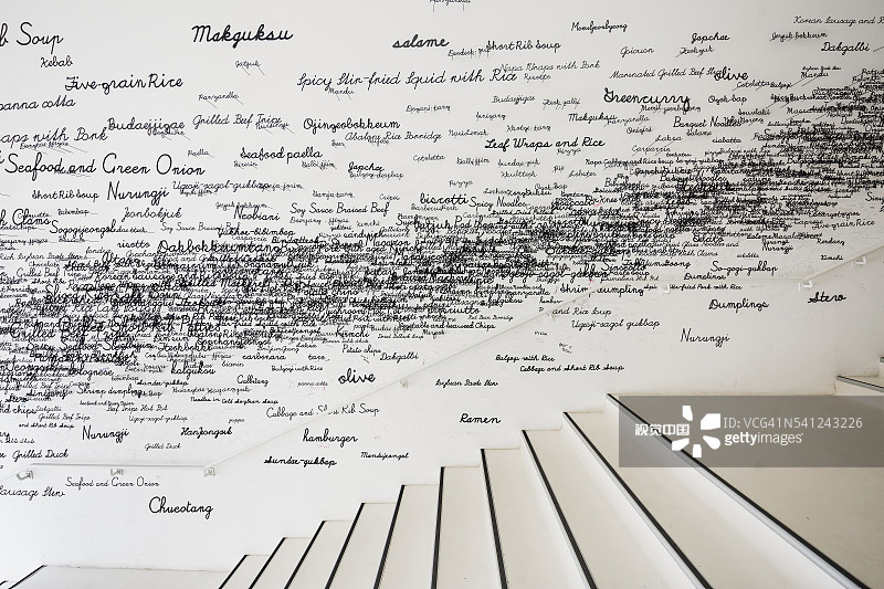 2015年米兰世博会韩国馆入口楼梯图片素材