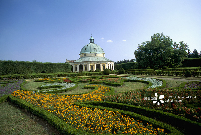 克维特纳花园与圆形大厅景观图片素材
