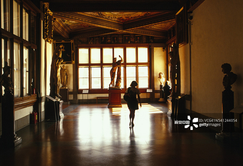 乌菲兹美术馆走廊图片素材