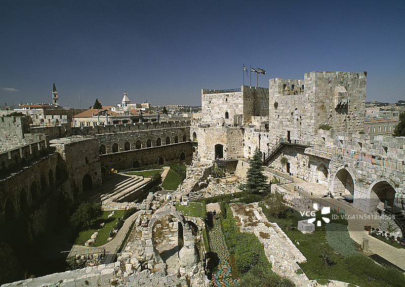 耶路撒冷城堡景色图片素材