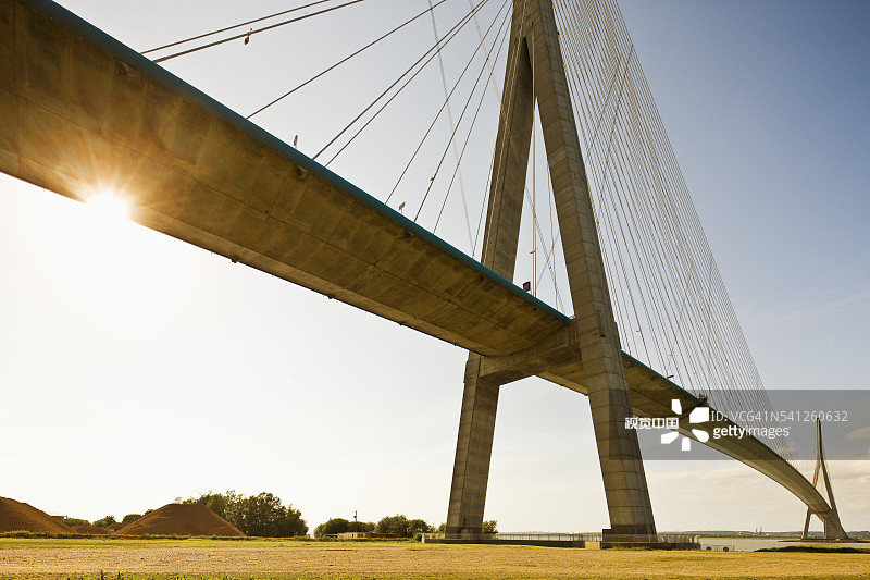 诺曼底大桥风光图片素材