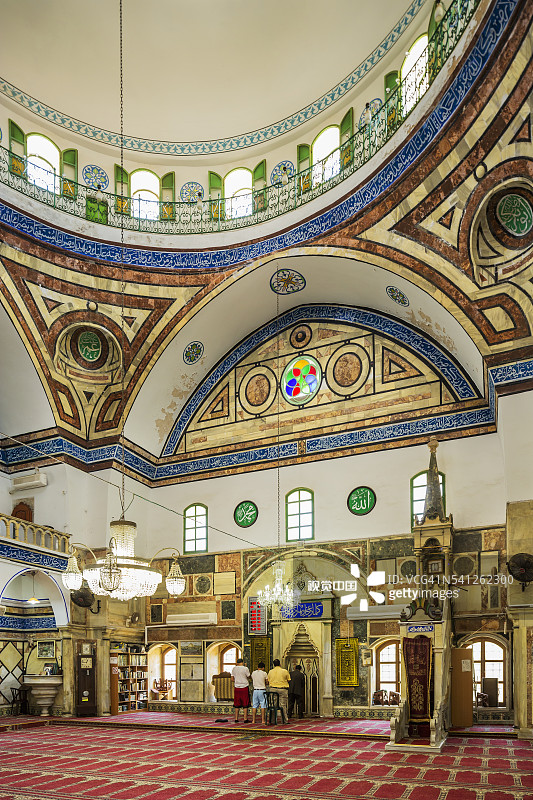 贾扎尔清真寺内部图片素材