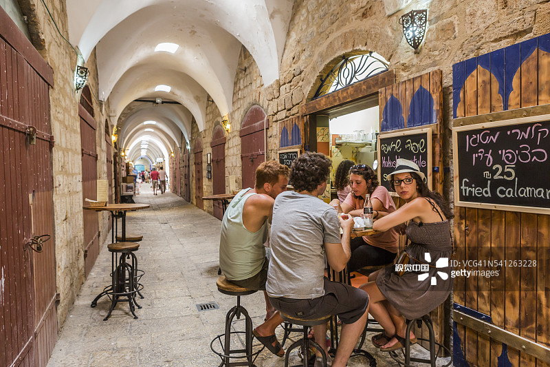 土耳其巴扎的小餐馆图片素材