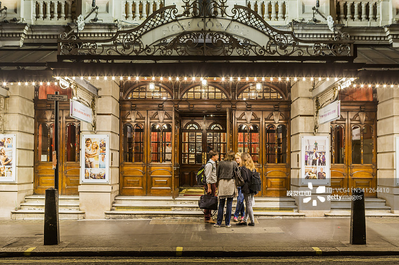 西区，Noël Coward剧院景观图片素材