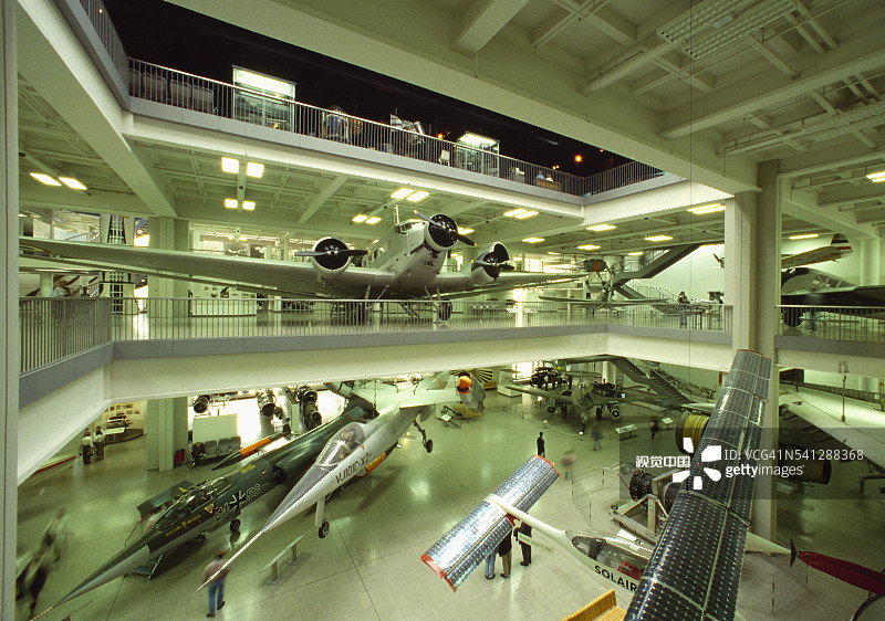 德国博物馆的飞机展览图片素材