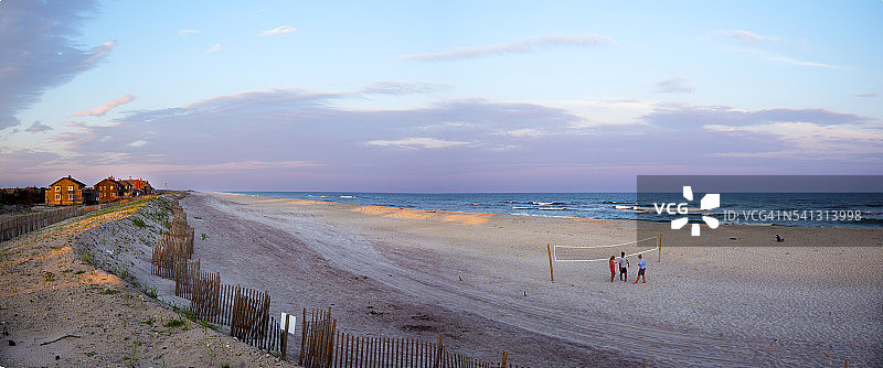 火岛，伍兹角，海滨海滩图片素材