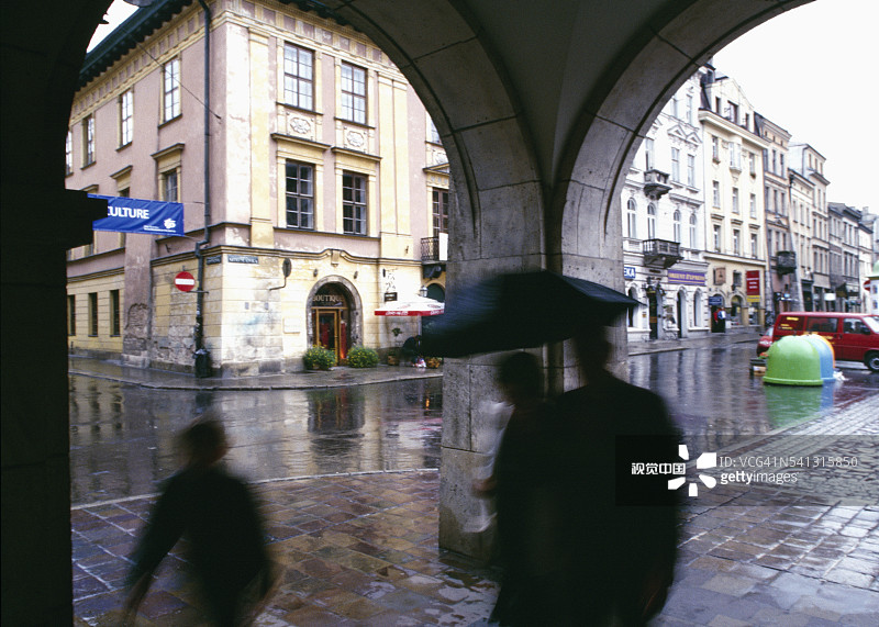 克拉科夫的十字路口图片素材