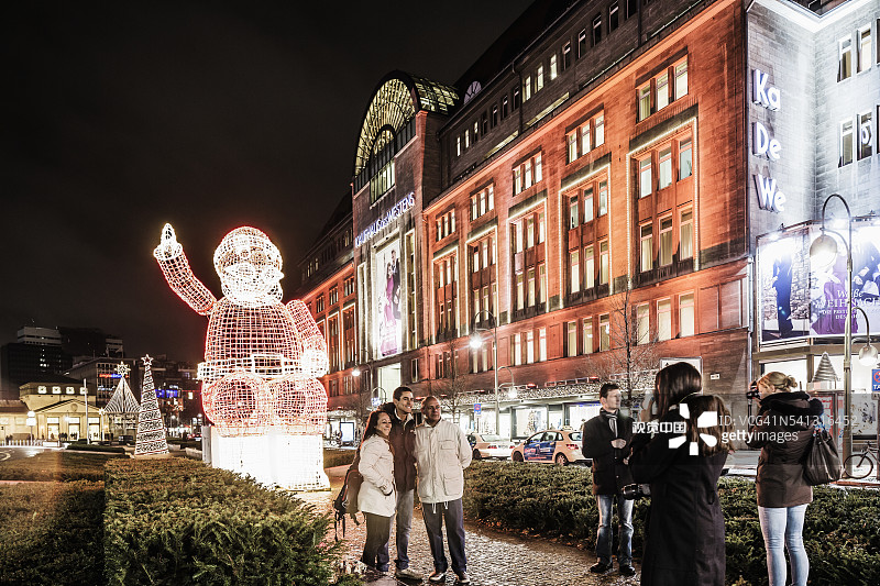 舍讷贝格卡迪威：圣诞装饰摄影图片素材