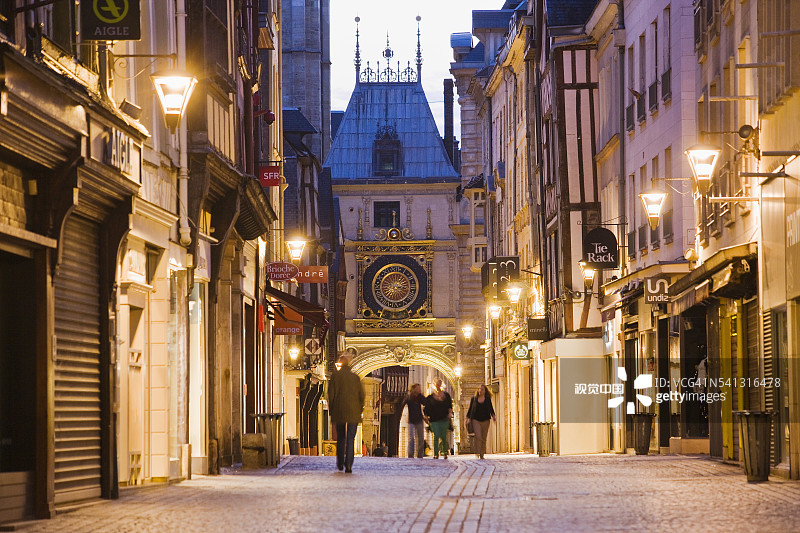 大钟与大钟街图片素材