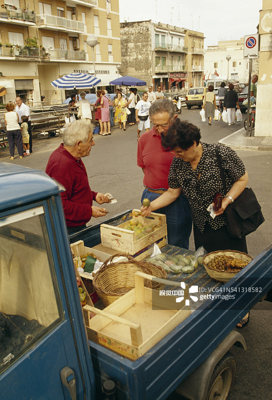 海港附近的小市场图片素材