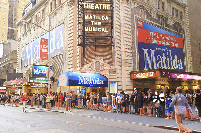 百老汇区域第44街图片素材