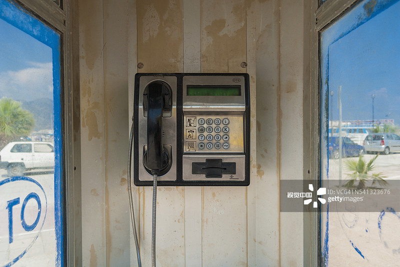 电话亭图片素材