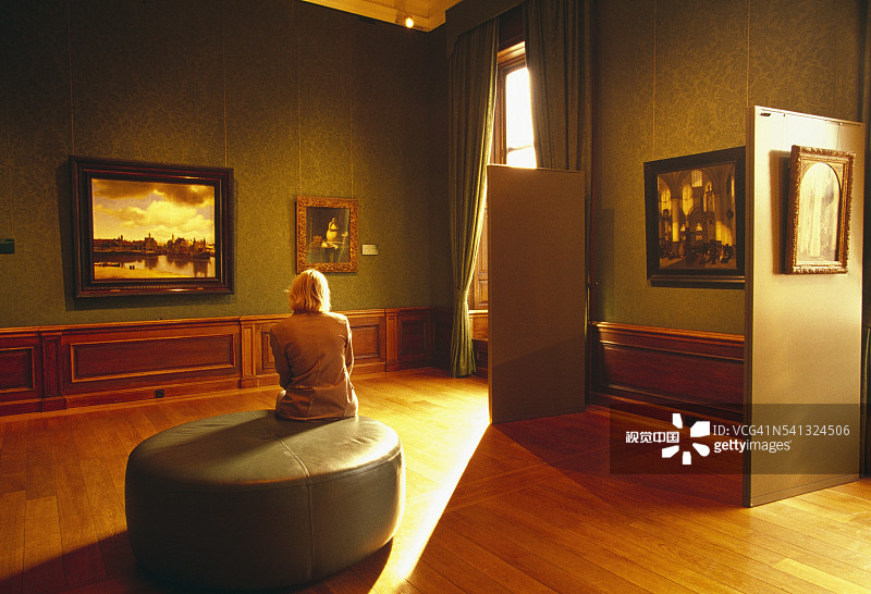 莫瑞泰斯皇家美术馆内的画廊图片素材