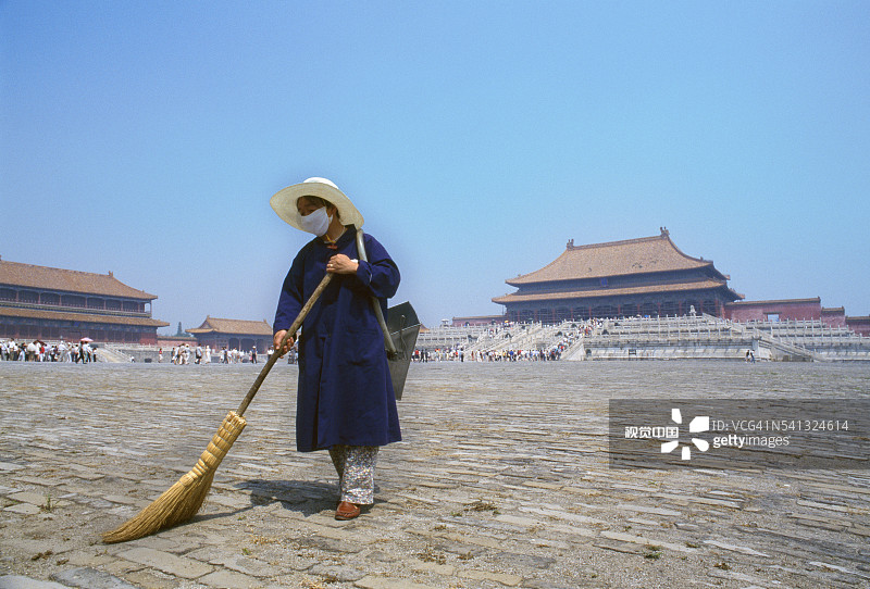 工作中清洁工图片素材