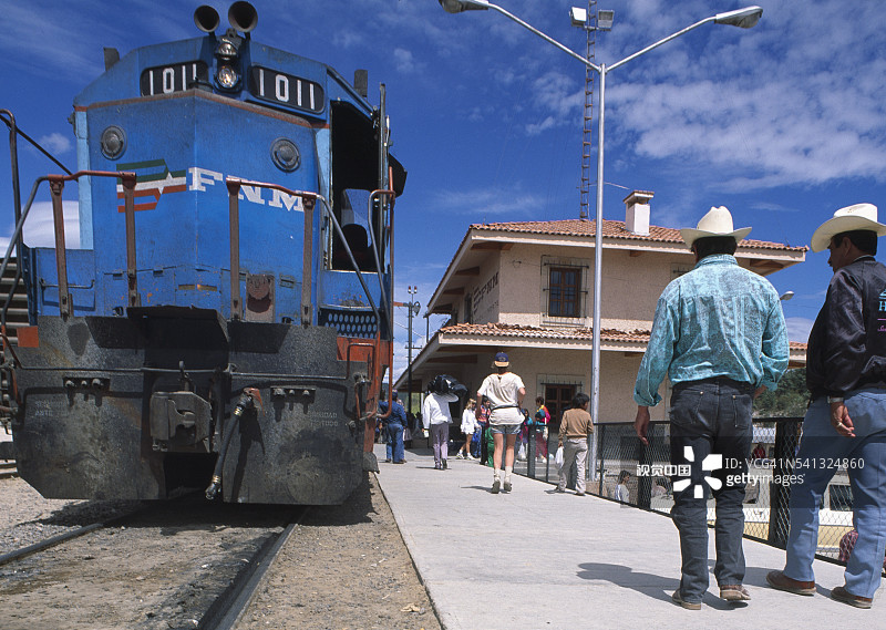 墨西哥克里尔的火车站图片素材