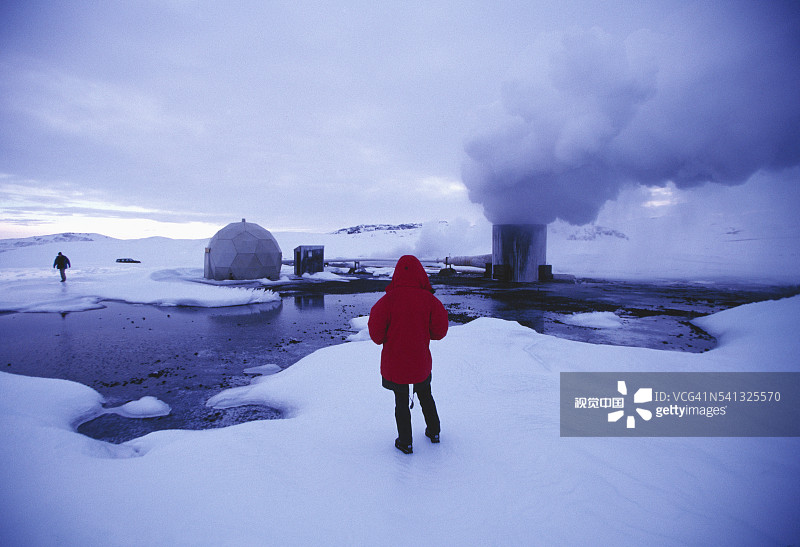 内斯亚威里尔地热发电厂图片素材