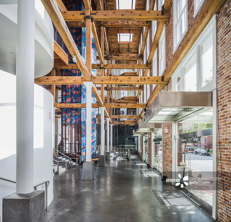 仓库区：美国自由馆内部，国家二战博物馆图片素材