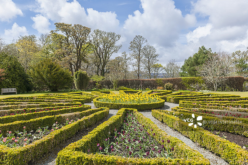 邓韦根城堡花园图片素材