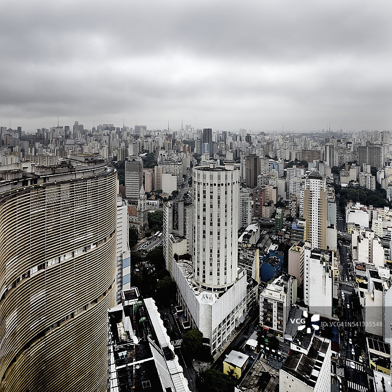 城镇和科潘大厦图片素材