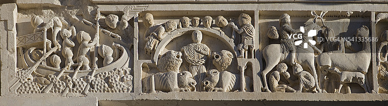 圣切尔博内主教座堂门户细节图片素材