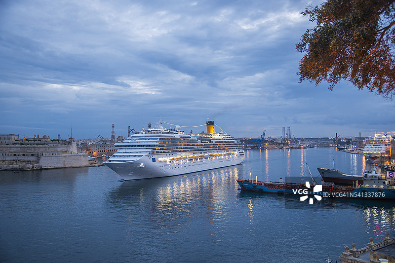 瓦莱塔，港口图片素材
