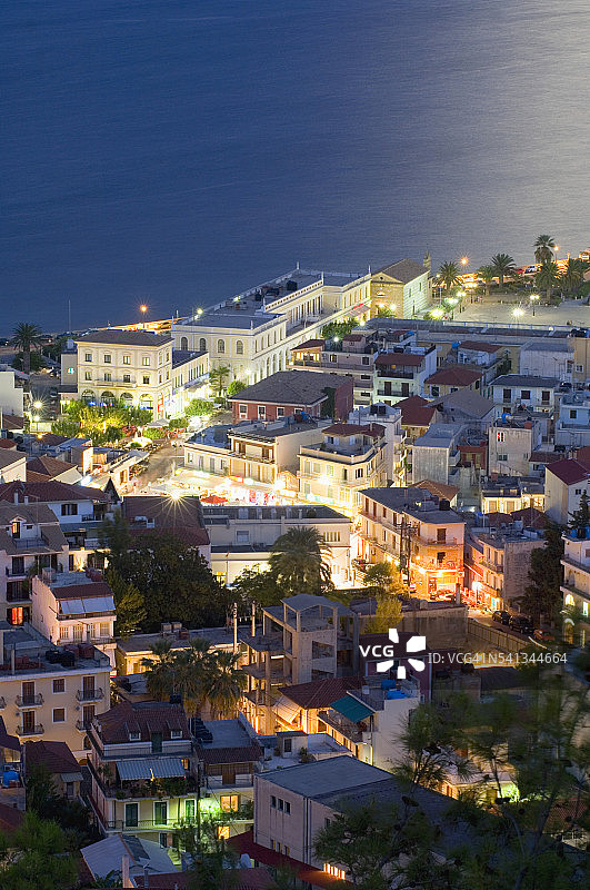 赞特岛和共和国广场鸟瞰图片素材