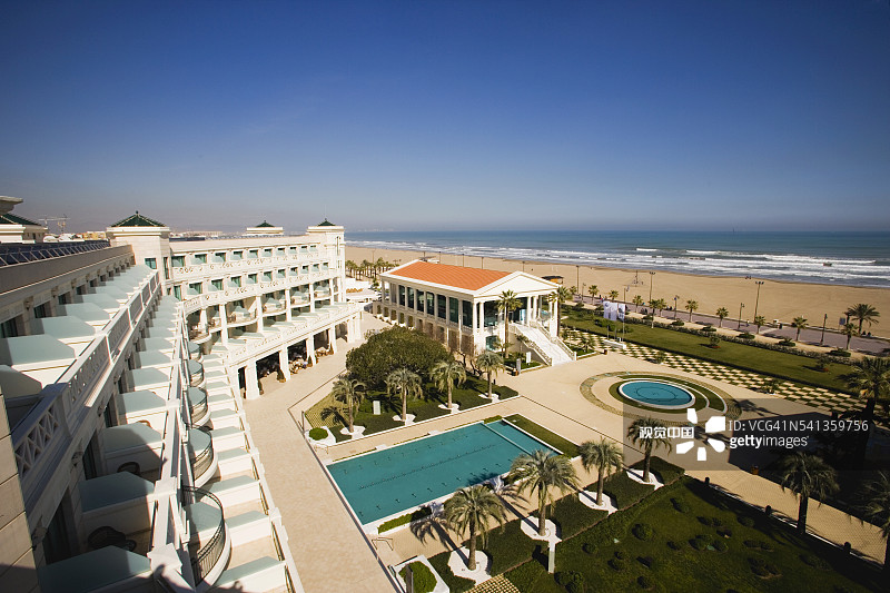 拉斯阿雷纳斯温泉疗养胜地图片素材