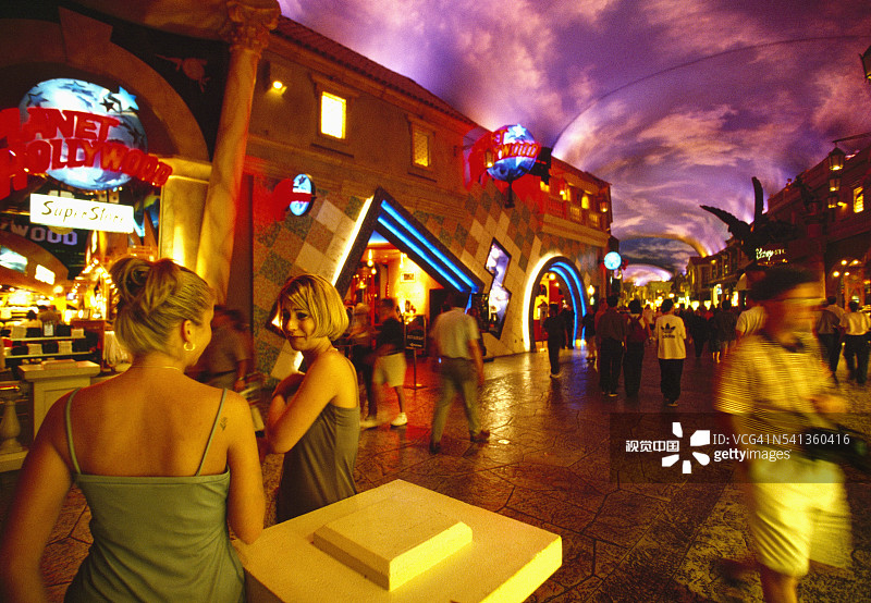 凯撒宫购物中心的星球好莱坞图片素材