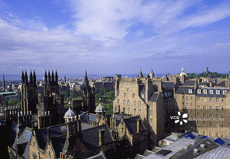 从暗箱看爱丁堡图片素材