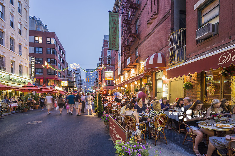 曼哈顿的小意大利图片素材