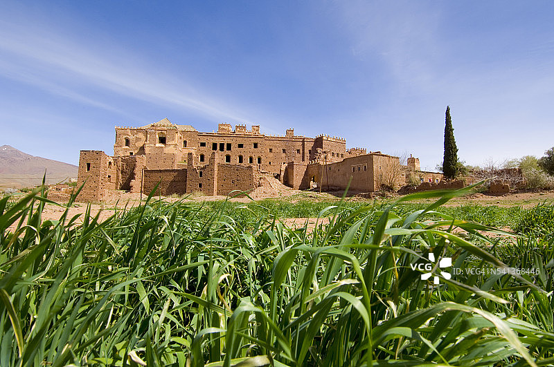 阿特拉斯山脉特劳埃特古堡遗址图片素材